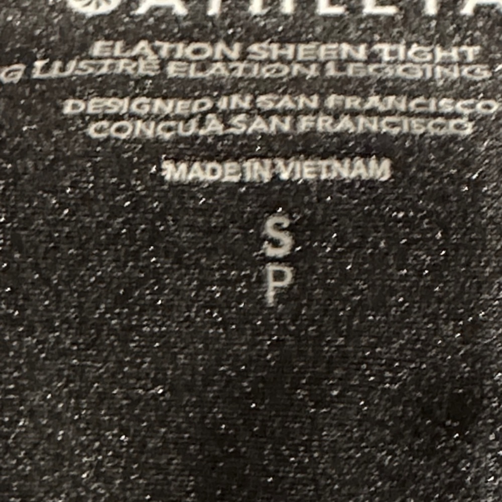 Athleta Elation Sheen Legging in Black - Picture 3 of 6